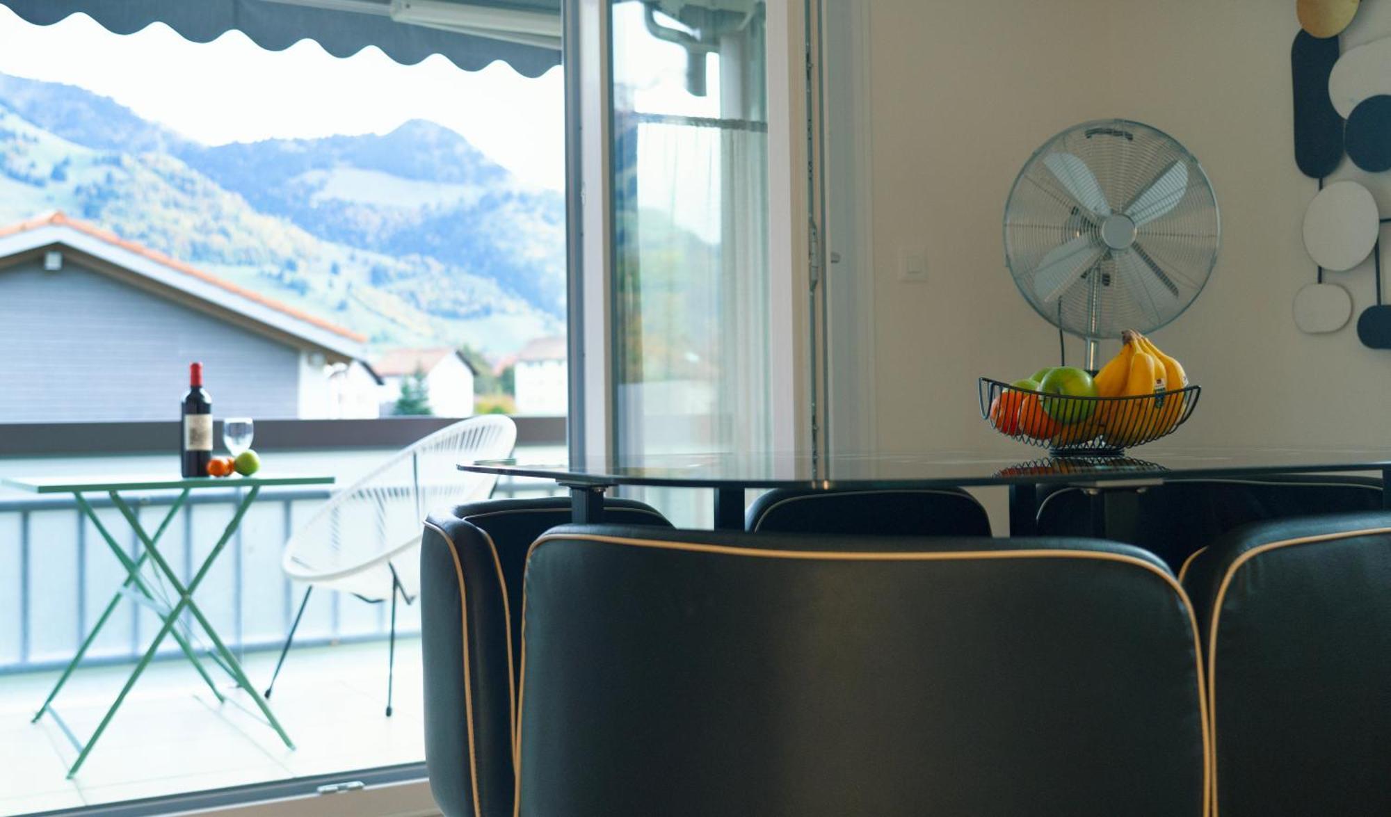 Gruyere Alpes Appartement 3 Chambres Bbq Parking Neirivue Buitenkant foto