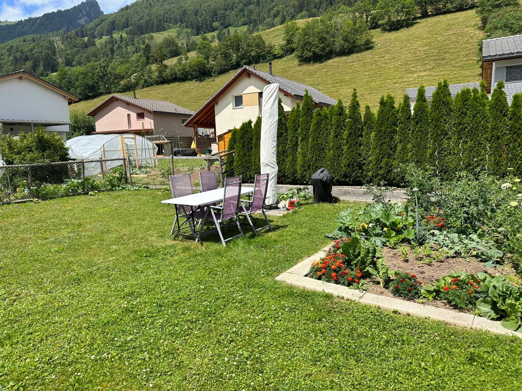 Gruyere Alpes Appartement 3 Chambres Bbq Parking Neirivue Buitenkant foto